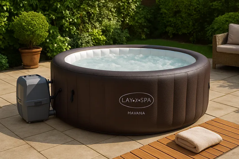 De Bestway havana opblaasbare spa brengt luxe wellness naar je tuin