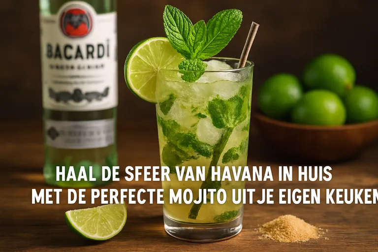 Haal de sfeer van havana in huis met de perfecte mojito uit je eigen keuken