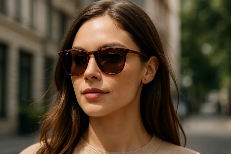 Laat je look spreken met de Ray-ban erika in havana voor een moeiteloos chique uitstraling