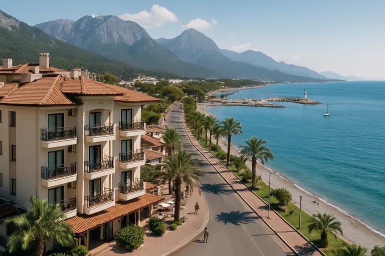 Ligging van Havana hotel kemer en omgeving