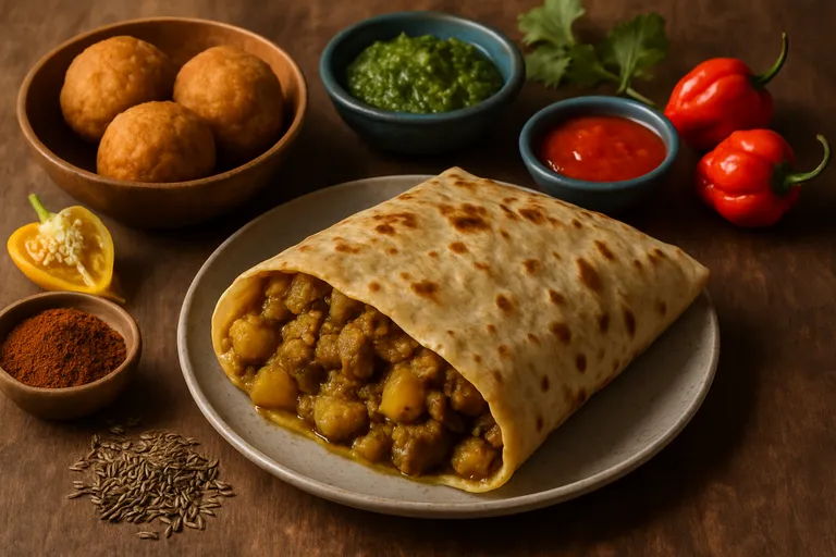 Proef de keuken van Trinidad en tobago: streetfood, roti en tropische specerijen