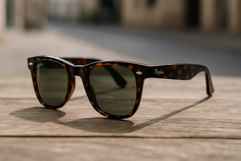 Ray-ban wayfarer in havana voor tijdloze stijl die elke outfit versterkt