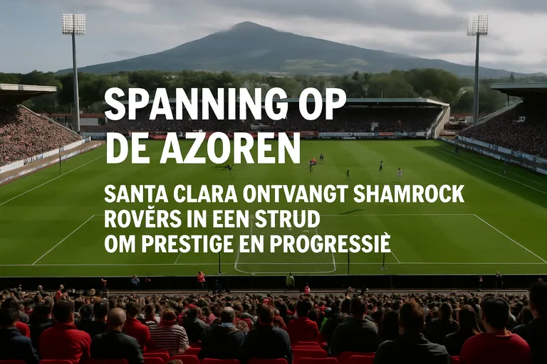 Spanning op de azoren: Santa clara ontvangt Shamrock rovers in een strijd om prestige en progressie