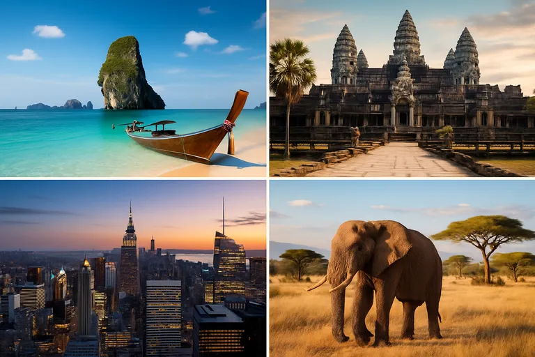 Van tropische eilanden tot wereldsteden: jouw ultieme rondreis langs verre bestemmingen