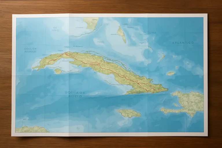 Cuba kaart: ligging, geografie en overzicht
