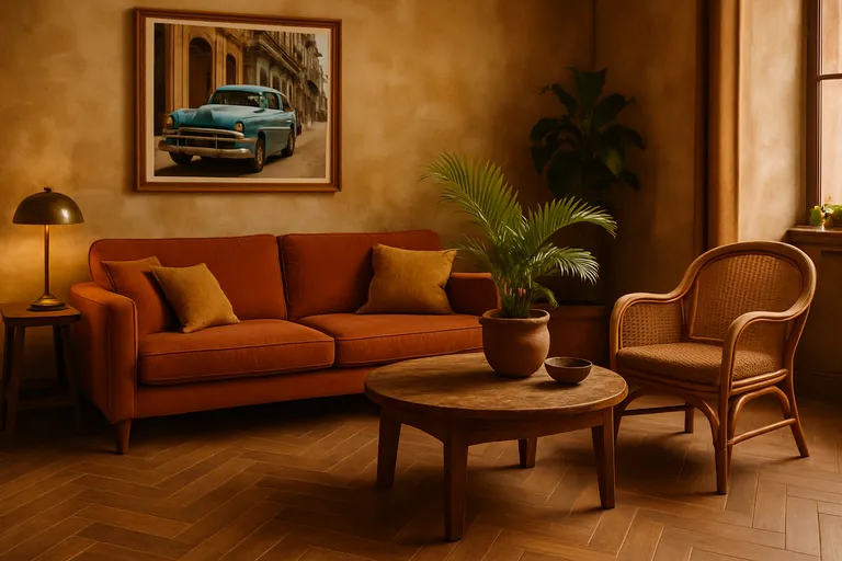 Haal de charme van Havana in huis met warme tinten en een tijdloze vloer