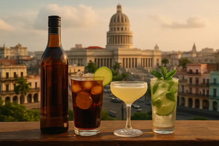 Haal de zwoele ziel van havana in je glas met cubaanse rum en tijdloze cocktails