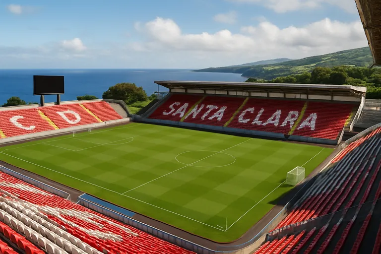 Ontdek het estádio de são miguel, het stadion van Santa clara fc op de azoren