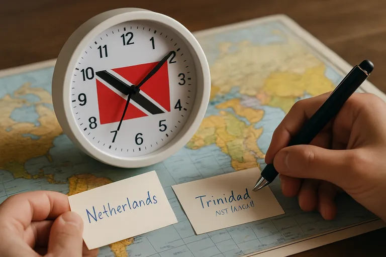 Plannen van contact en reizen