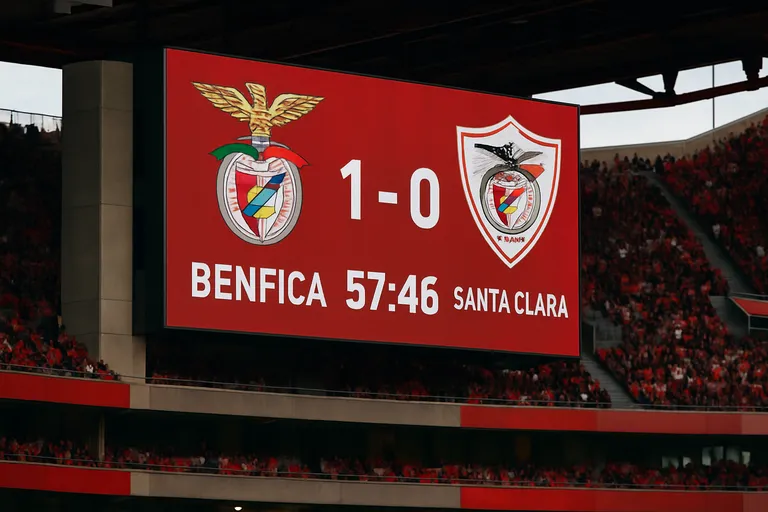 Stand Benfica - Cd santa clara: live en actueel