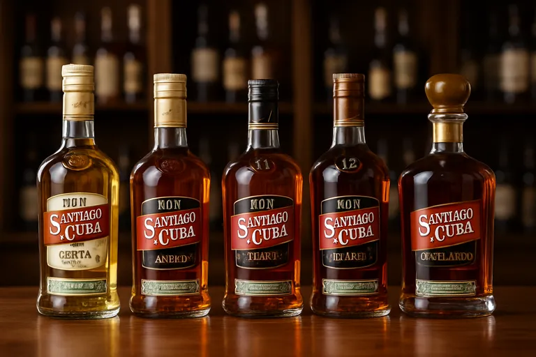 Stijlen en uitgaven van Santiago de Cuba rum