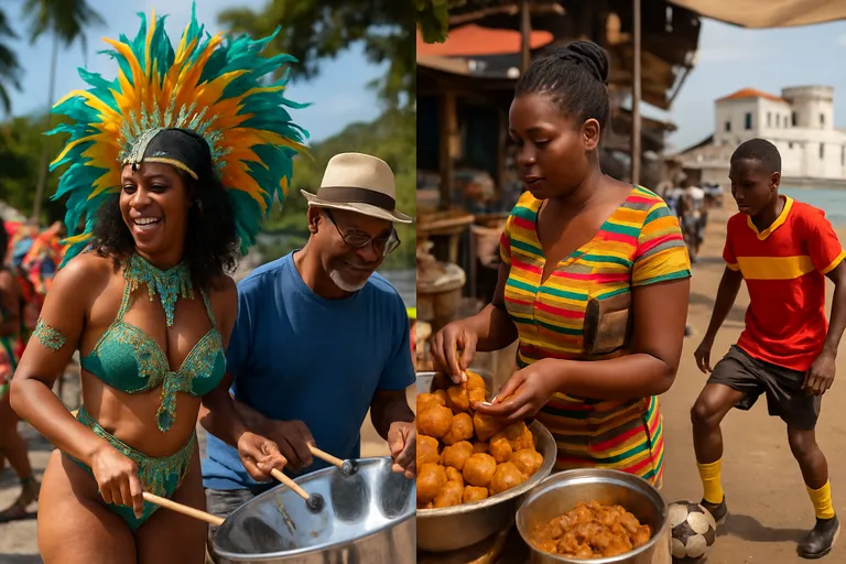 Trinidad en tobago versus Ghana: reizen, cultuur, keuken en sport vergeleken