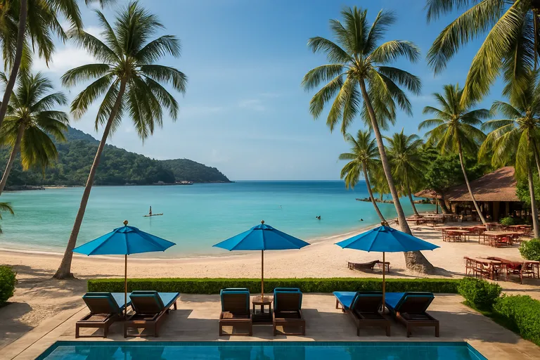 Tussen palmen en turquoise zee: zo geniet je van Havana beach resort op koh phangan